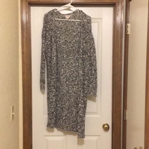 Size Medium black and white cardigan